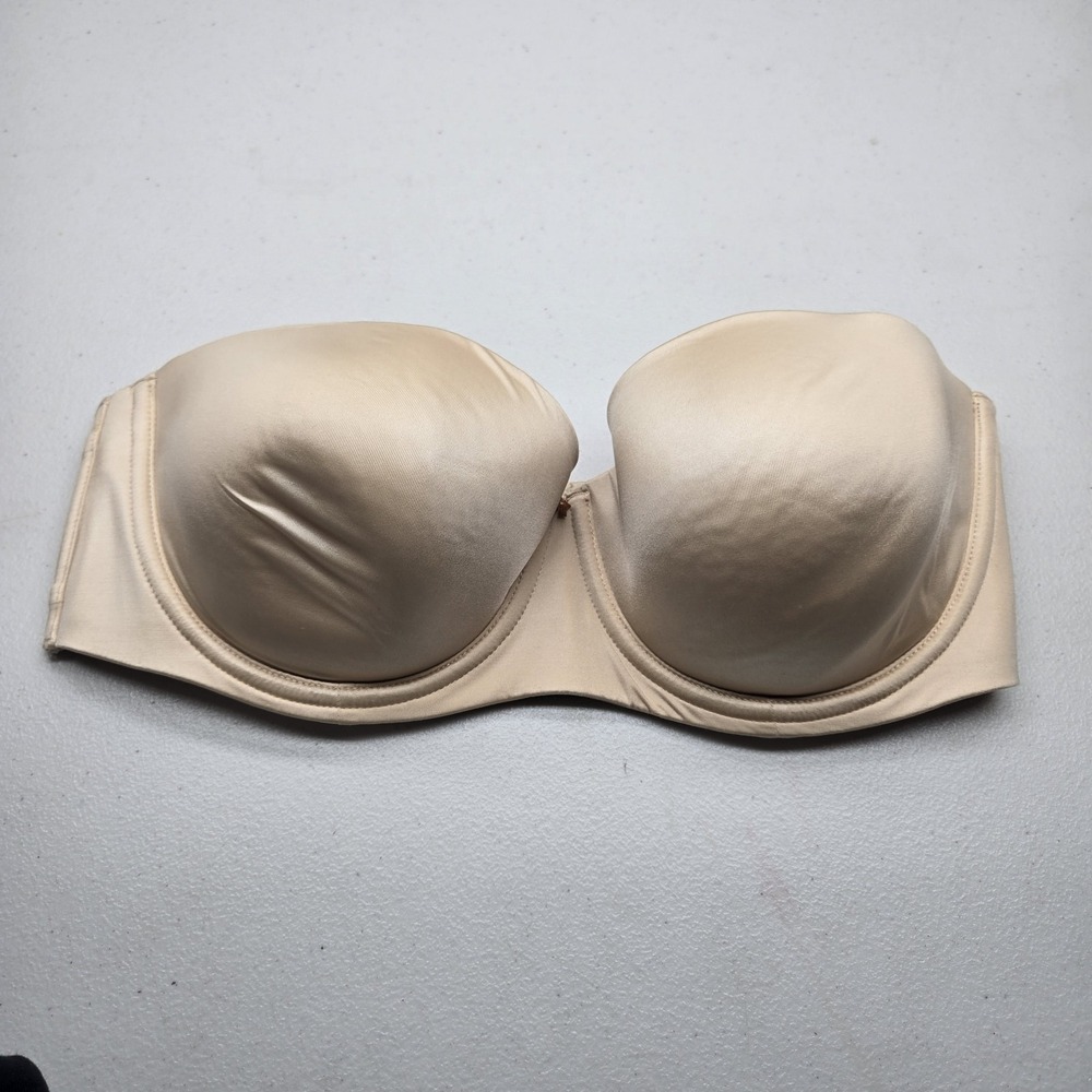 Savage X Women Bra 38D Beige Strapless Underwired‎